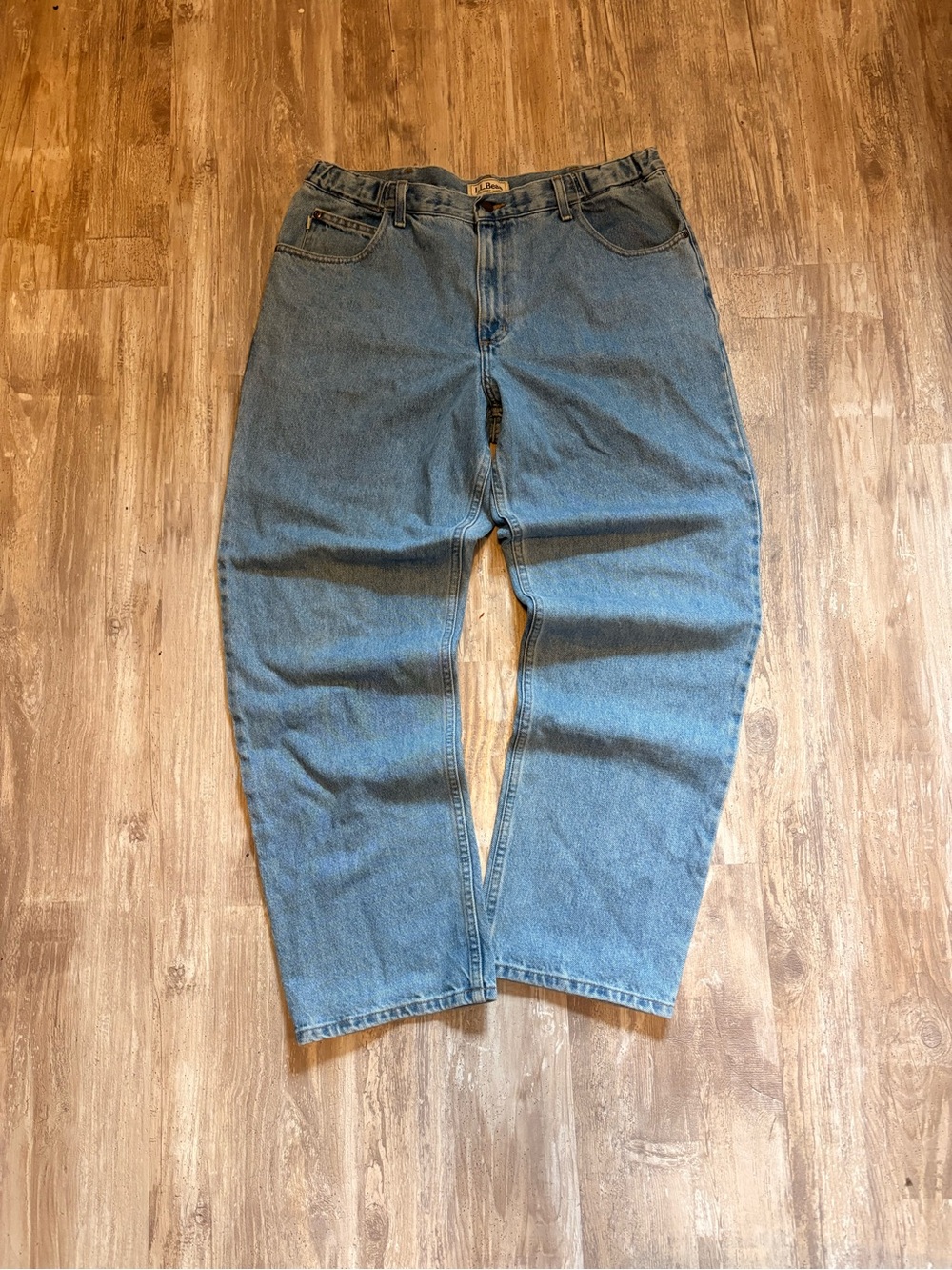 LL bean blue jeans size 36/32
